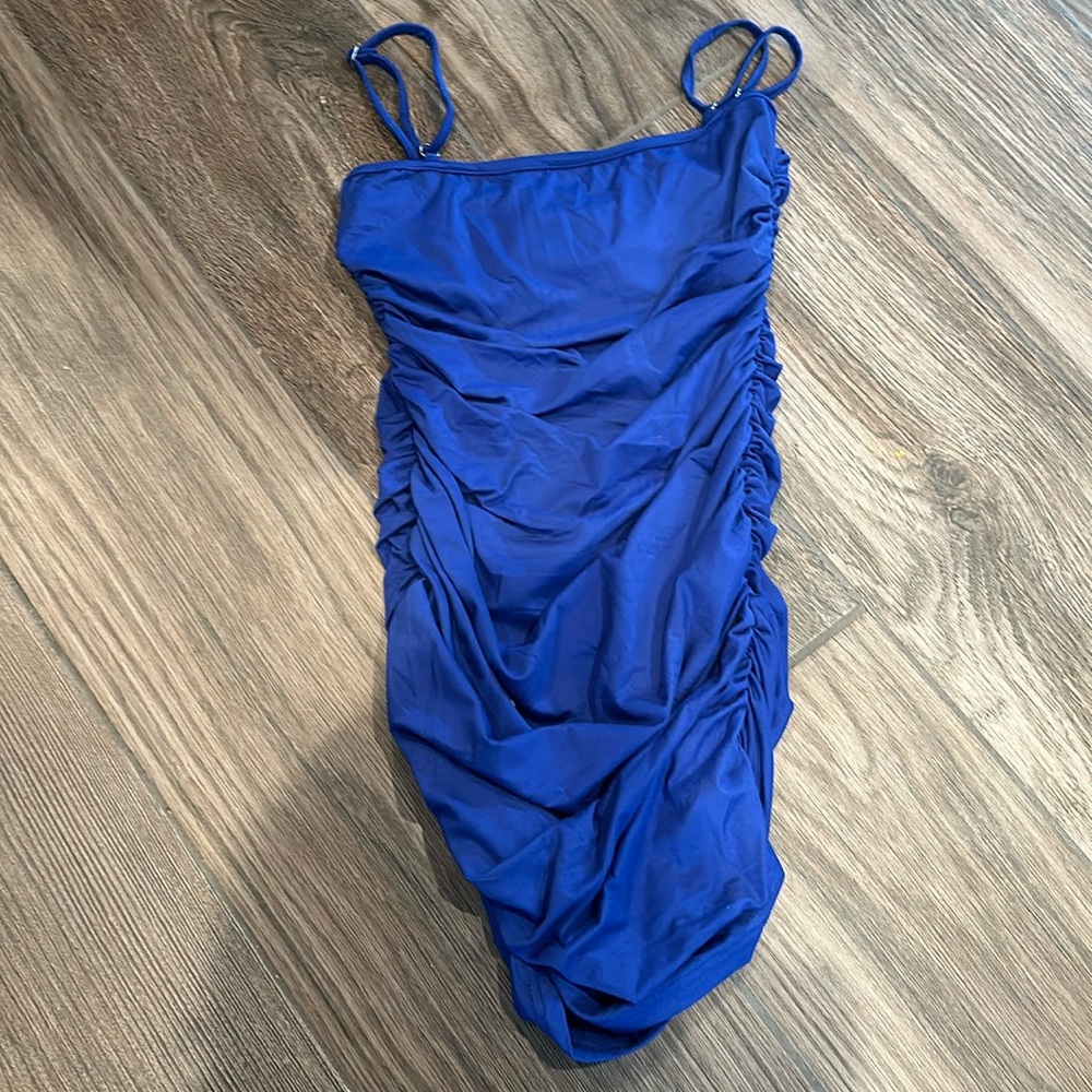 Blue party dress
